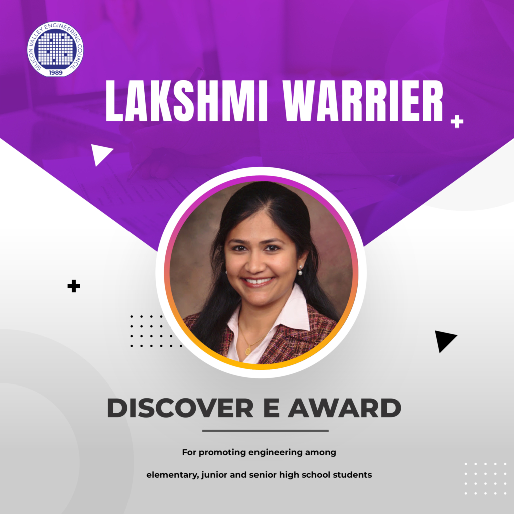 Lakshami Warrier Discover E Award